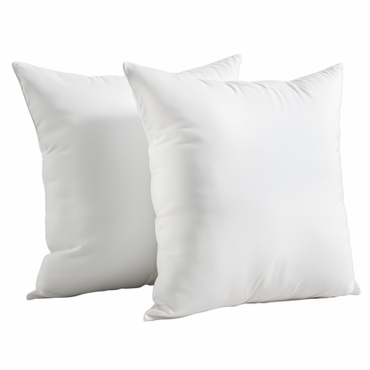 Premium Cushion inserts - 100GSM Microfibre Covers and 7D Hollowfibre Fillings - 2 Pack